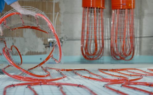 Pipes for underfloor heating mats | Pipelife