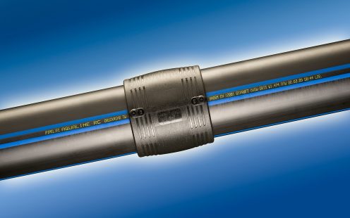 Aqualine RC verbunden mit Schweißmuffe