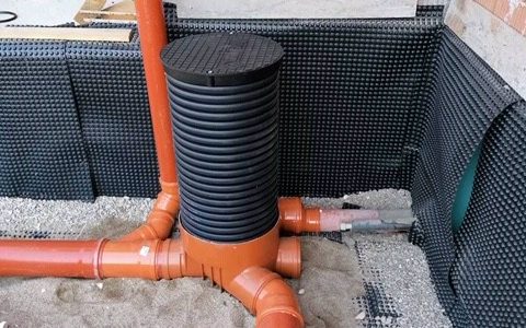 Building sewage installation