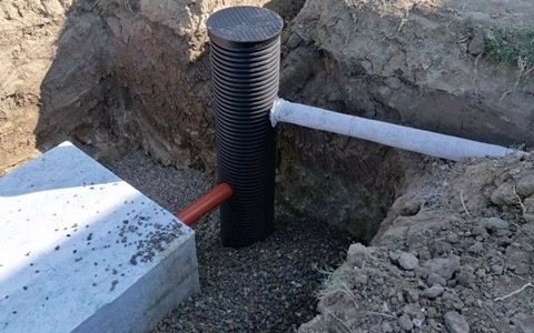 Drainage installation