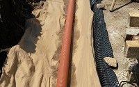 Pragma drainage pipes installation