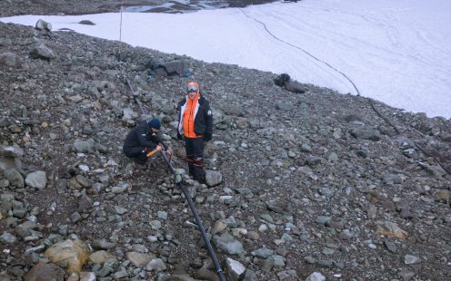 The installation of the pipes was carried out by Assoc. Prof. Tsankov and his team
