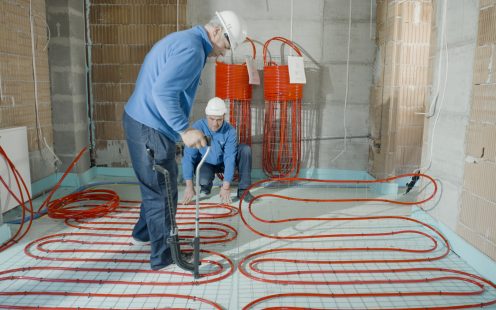 Installation of prefabricated hydronic underfloor heating in a state-of-the-art apartment building in Varna | Pipelife