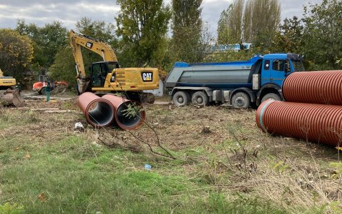 Канализационни тръби Pragma за улична рехабилитация в Бургас