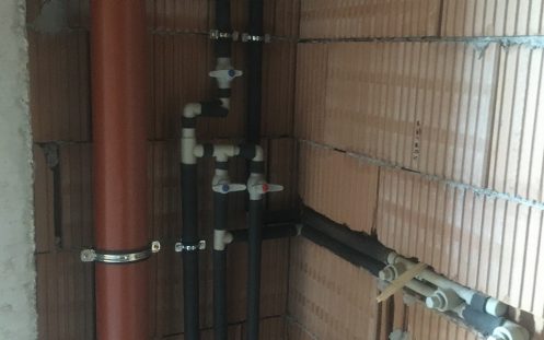 PVC Solid Pipe installation