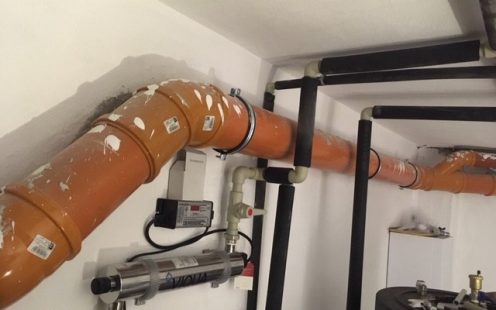 PVC Solid Pipe installation