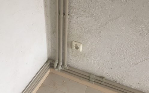 PP-R glassfiber pipes installation